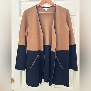 CHARTER CLUB OPEN FRONT SWEATER JACKET